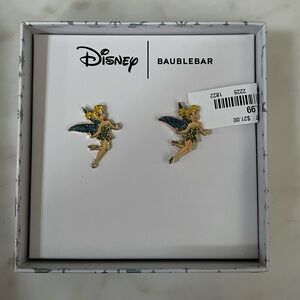 RARE Disney BaubleBar Tinkerbell Stud Earrings